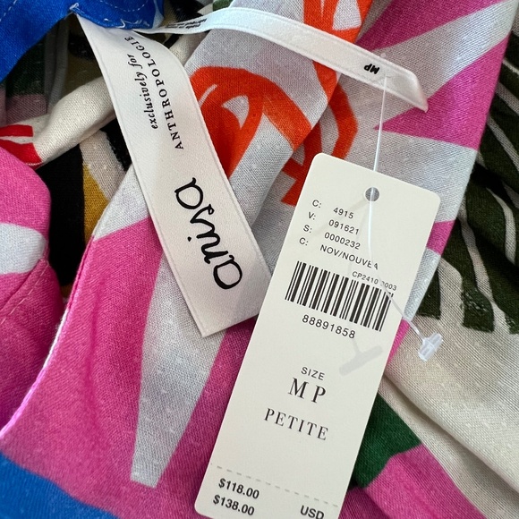 NWT ANTHROPOLOGIE Anisa Makhoul The Piper Bandeau Cutout Maxi Dress SIZE MP - Picture 5 of 5